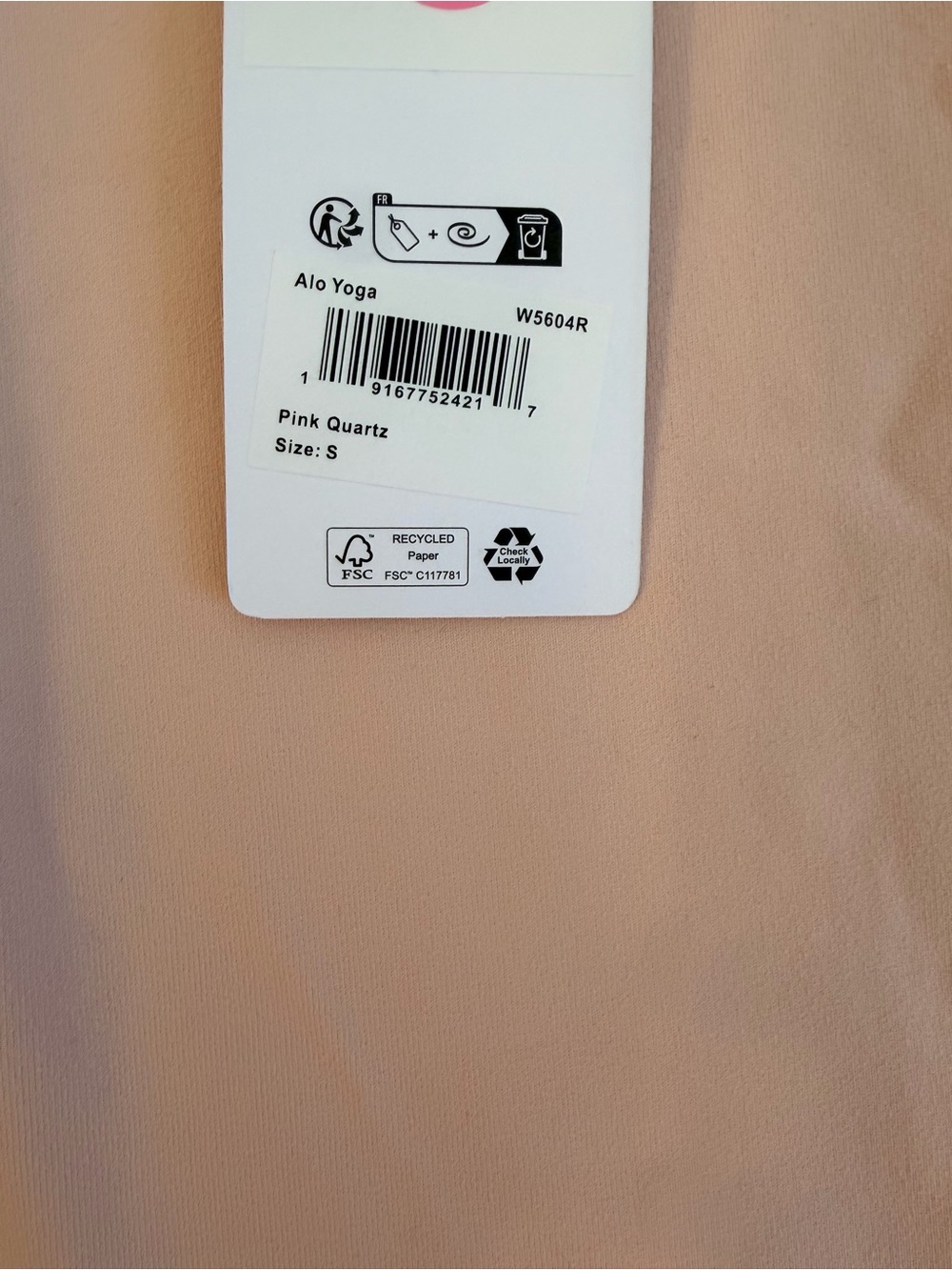 Alo Air Brush legging pink quartz - Picture 2 of 3